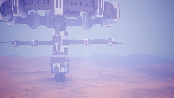 Colony on Mars Planet alt