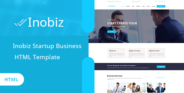 Inobiz - Startup Business and Agency HTML Template