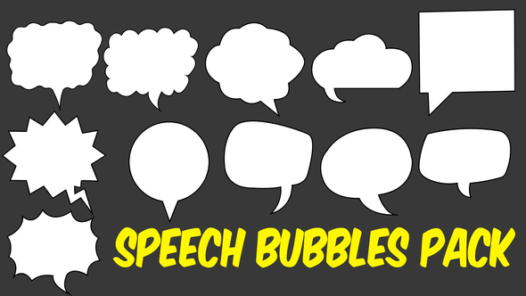 Speech Bubbles Pack alt