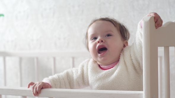 Baby Learns To Stand and Talk.