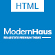 ModernHaus - Real Estate HTML Template - ThemeForest Item for Sale
