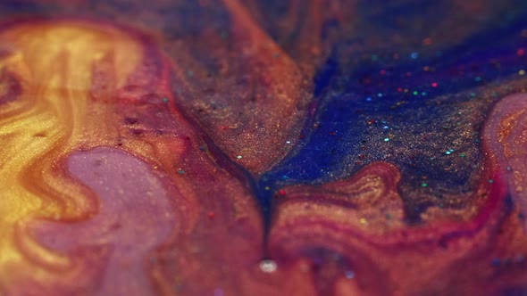 Colorful Fluid Texture Magic Art Background