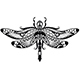 Dragonfly Tattoo - GraphicRiver Item for Sale