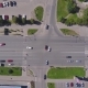 Aerial View of Car Intersection in the City - VideoHive Item for Sale