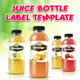 Juice Bottle Label Template - GraphicRiver Item for Sale