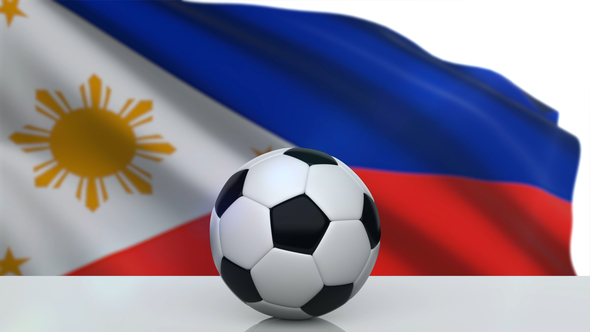Soccer Ball with Philippines Flag alt