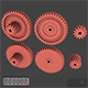 Gears 3D Models - 3DOcean Item for Sale