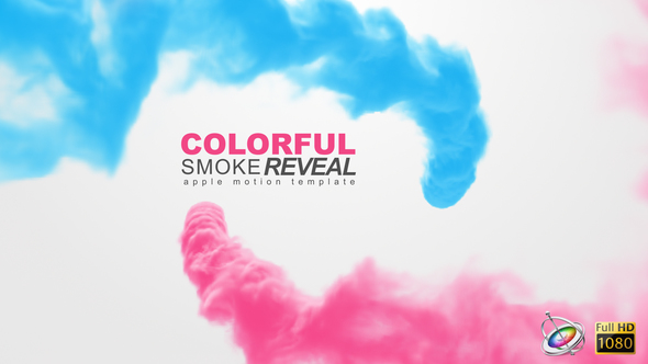 Colorful Smoke Reveal - Apple Motion