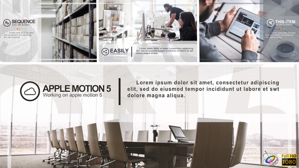 Minimal Corporate Slideshow - Apple Motion alt
