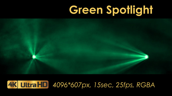 Green Spotlights