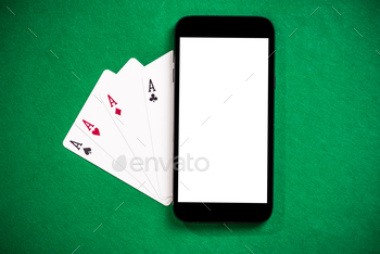 Playing casino games and poker on mobile phone