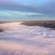 Aerial View of a Stream of Fog in a Mountain Gorge, Hyperlapse. - VideoHive Item for Sale