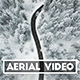 Aerial Video of a Snowy Winter Road in Switzerland - VideoHive Item for Sale