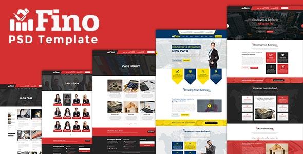 Fino - Consulting & Finance & Business PSD Template