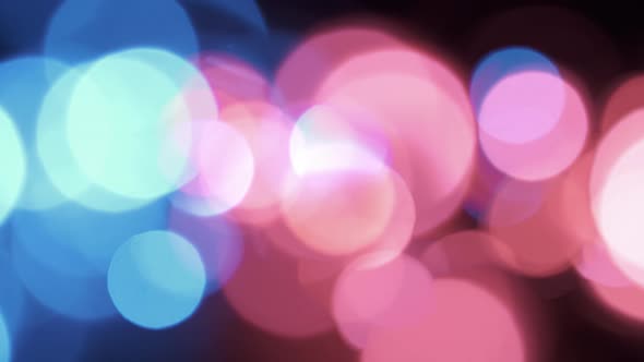 Blue and Red Bokeh Background 