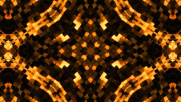 Gold Blinking Kaleidoscopes (3-Pack)