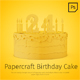 Papercraft Birthday Cake - GraphicRiver Item for Sale