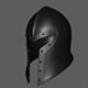 Medeival Barbut Helmet Base Mesh - 3DOcean Item for Sale