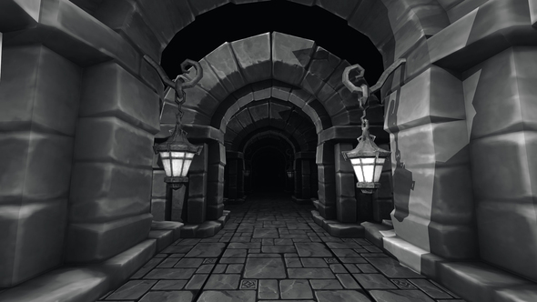 Dark Dungeon In A Stone Castle alt