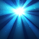 Shining Sky, Divine Radiance, Sparkles, Blue Background with Rays of Light - VideoHive Item for Sale