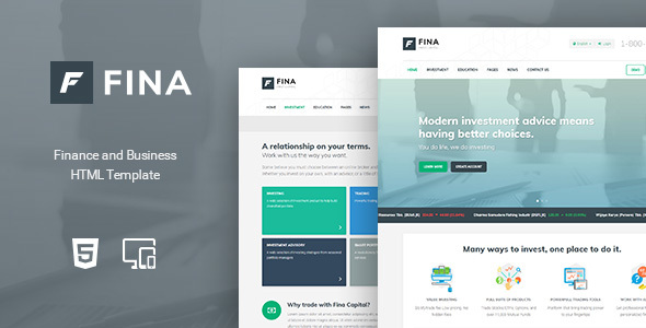 Fina - Finance and Business HTML Template