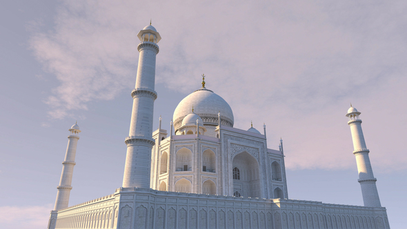 4K Taj Mahal 360 Seamless Loop
