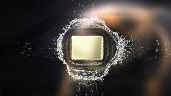 Dropping Splash Logo Reveal alt