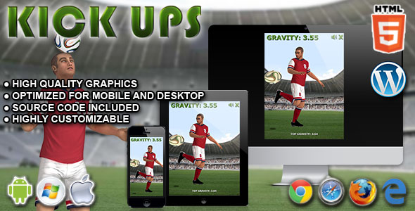 Kickups - gra HTML5