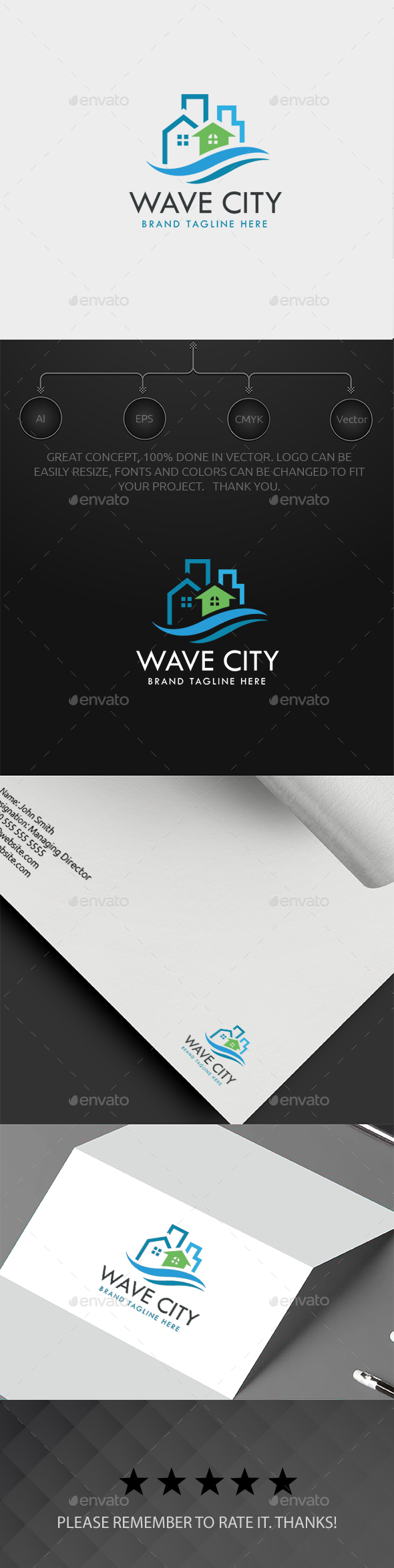 Wave Real Estate Logo