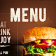 Burger Menu Trifold - GraphicRiver Item for Sale