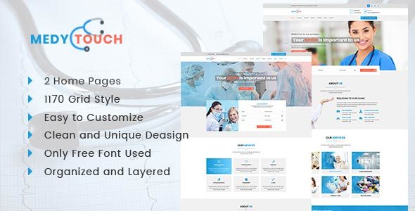 Medytouch - Helth and Medicale Html Template