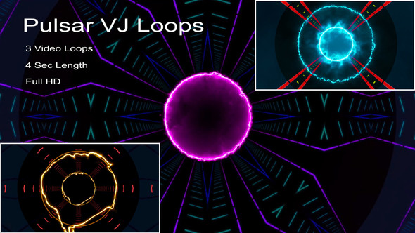 Pulsar VJ Loops