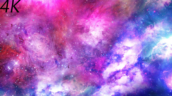 Abstract Сolorful Space Background with Glow alt