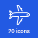 20 Travel Icons - GraphicRiver Item for Sale