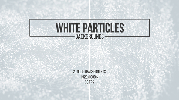 White Particles Abstract Backgrounds