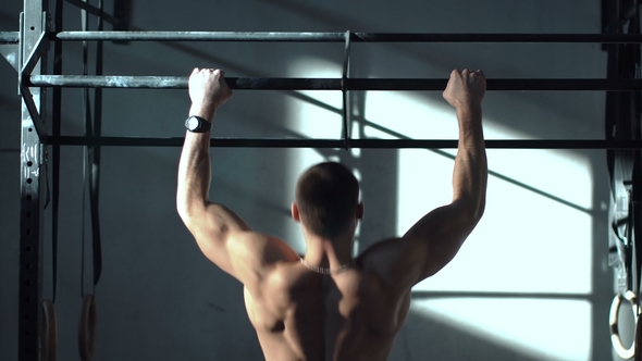 Anonymous Sportsman Training Back Muscles