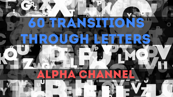 60 Transitions Through Letters