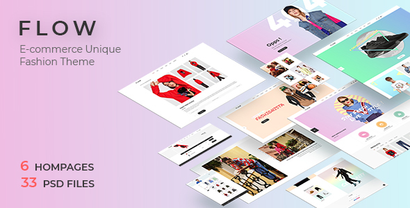 Flow - Clean, Minimal Store PSD Template