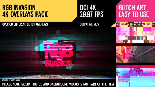 RGB Invasion (4K Overlays Pack)