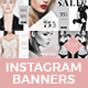 Instagram Promotional Banners - GraphicRiver Item for Sale