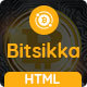 BitSikka - Cryptocurrency HTML Template - ThemeForest Item for Sale