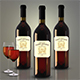 Bottle and Glass Wine Mockup - GraphicRiver Item for Sale