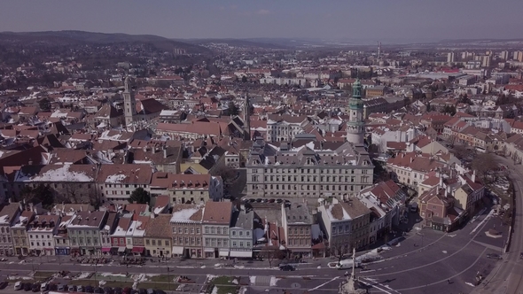Aerial View of Sopron, Hungary