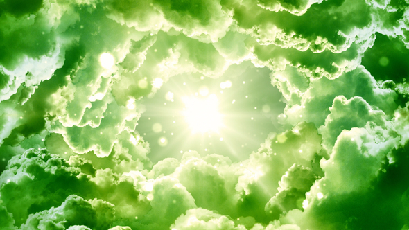 Green Fantasy Clouds alt