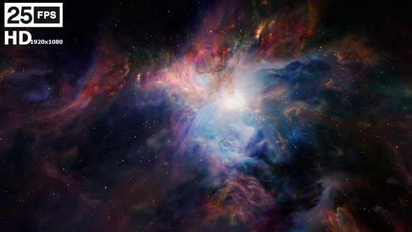 Flying In Orion Nebula HD