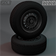 Standard steel wheel 3D Model - 3DOcean Item for Sale