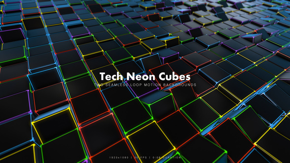 Tech Neon Cubes alt