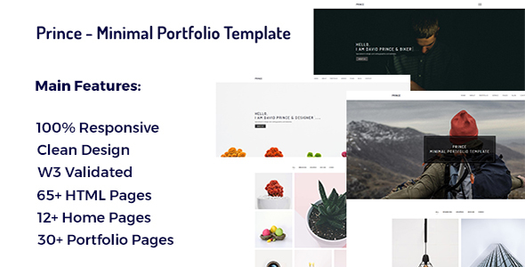 Prince - Minimal Portfolio Template