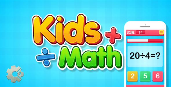 Kids Math - HTML5 Game (Construct 2)