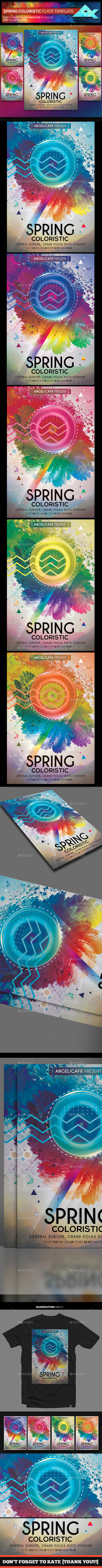 Spring Colorific Flyer Template